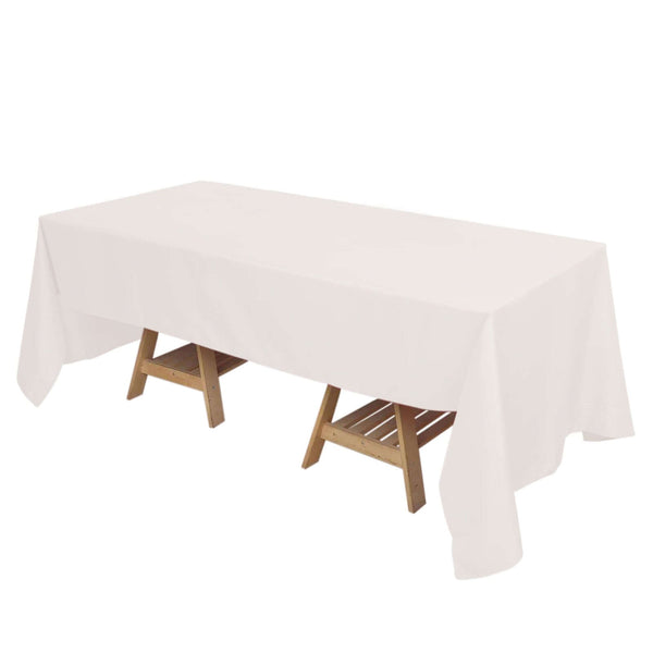 Polyester 72"x120" Rectangle Tablecloth Blush - Durable and Stylish Table Cover